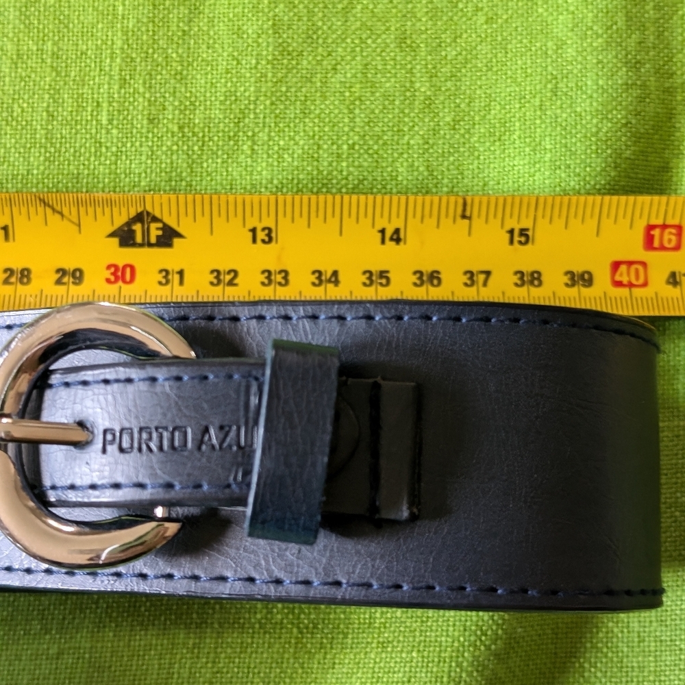 Porto Azule navy adjustable belt, 75 cm - Picture 5 of 6